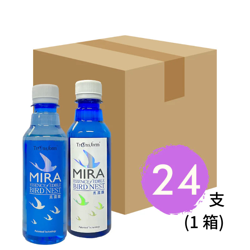 MIRA 燕窩酸水250毫升 (原箱 24支) 平均$36/支